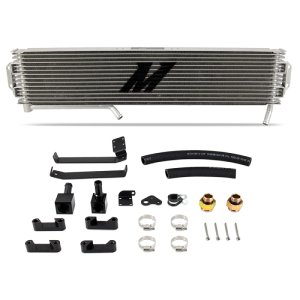 (image for) Mishimoto 17-19 GM 6.6L Duramax (L5P) Transmission Cooler - Silver