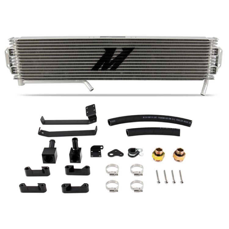 (image for) Mishimoto 17-19 GM 6.6L Duramax (L5P) Transmission Cooler - Silver
