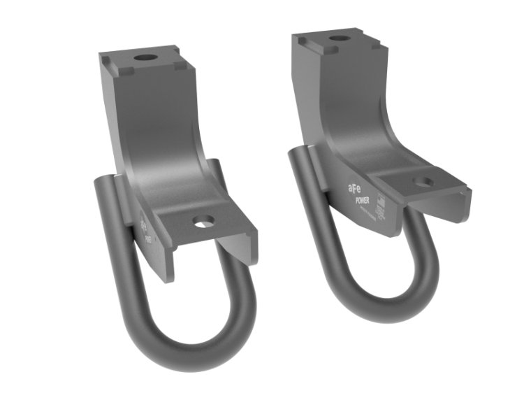 (image for) aFe Toyota Tundra 2022 V6-3.5L (tt) Front Tow Hook Gray