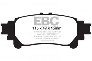 (image for) EBC 13+ Lexus GS350 3.5 RWD Ultimax2 Rear Brake Pads