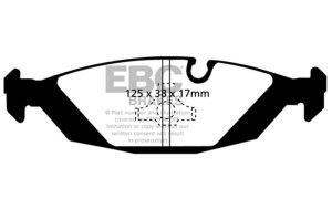 (image for) EBC 87-88 BMW M5 3.5 (E28) Redstuff Rear Brake Pads