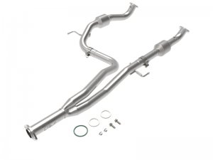 (image for) aFe Power Twisted Steel Y-Pipe w/ Cat SS 16-20 Toyota Tacoma V6 3.5L (4WD Only)