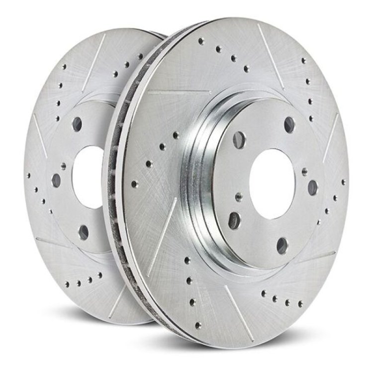 (image for) Power Stop 22-23 Hyundai Elantra N Front Drilled & Slotted Rotor (Pair)