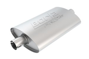 (image for) Borla Universal Pro-XS Oval 2.5in Inlet/Outlet Center/Center Notched Muffler