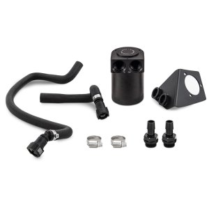 (image for) Mishimoto 2020+ Chevrolet Corvette C8 Baffled Oil Catch Can Kit (PCV Side) - Black