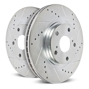 (image for) Power Stop 23-24 Ford F-450 Super Duty Rear Left Drilled & Slotted Rotor