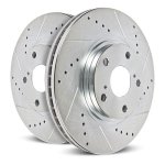 (image for) Power Stop 21-24 Ford Edge Front Drilled & Slotted Rotor (Pair)