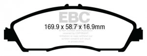 (image for) EBC 14+ Acura MDX 3.5 Ultimax2 Front Brake Pads