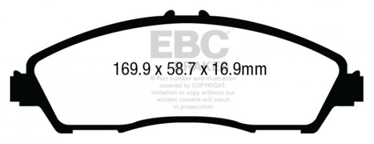 (image for) EBC 14+ Acura MDX 3.5 Ultimax2 Front Brake Pads