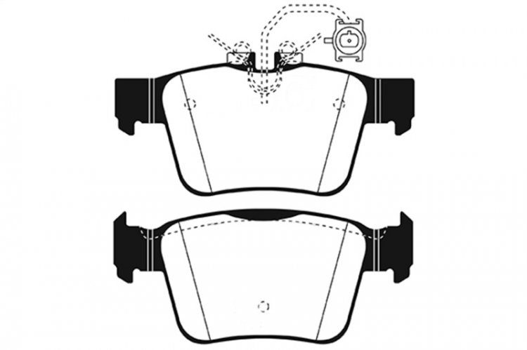 (image for) EBC 17+ Alfa Romeo Giulia 2.0L Turbo Ultimax Rear Brake Pads
