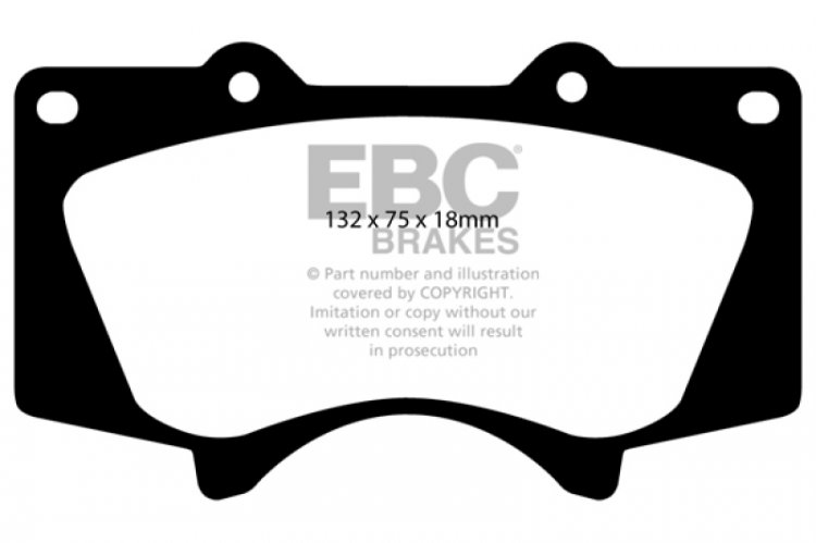 (image for) EBC 10+ Lexus GX460 4.6 Yellowstuff Front Brake Pads