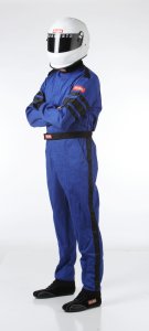 (image for) RaceQuip Blue SFI-1 1-L Suit - 2XL