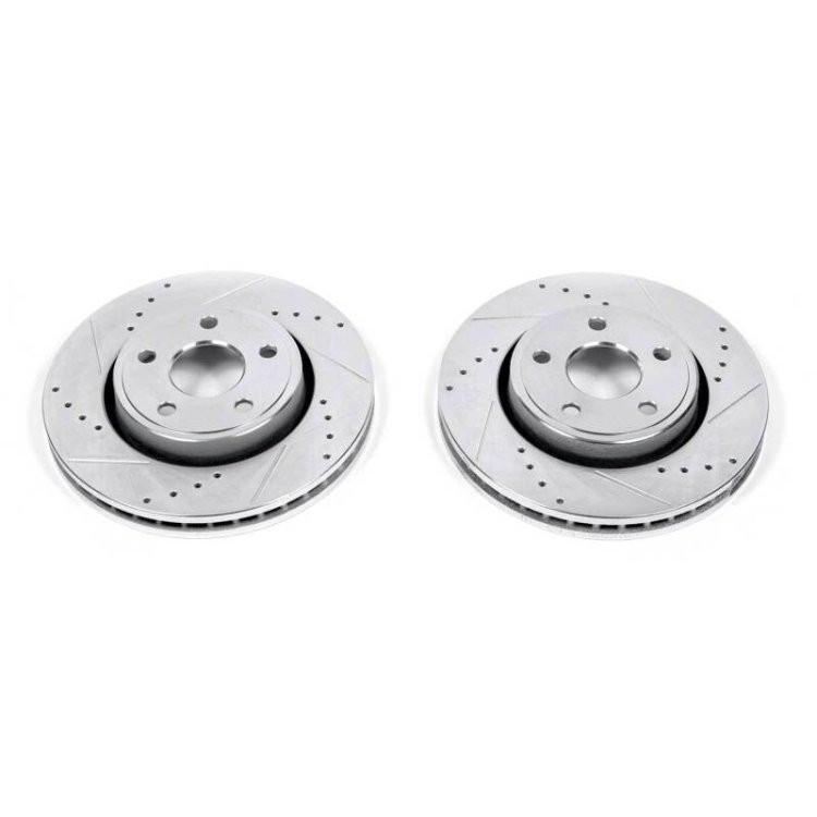 (image for) Power Stop 11-19 Dodge Durango Front Evolution Drilled & Slotted Rotors - Pair