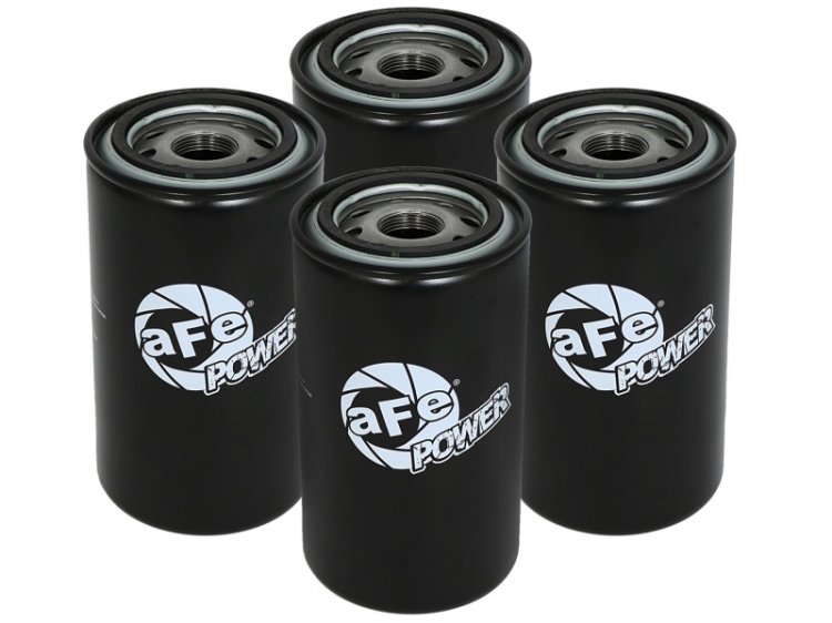 (image for) aFe ProGuard D2 Fluid Filters Oil F/F OIL 89-16 Dodge Diesel Trucks L6-5.9L/6.7L (td) (4 Pack)