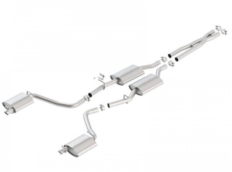 (image for) Borla 15-16 Dodge Charger 3.6L V6 S-Type Cat Back Exhaust (Uses Factory Valence)