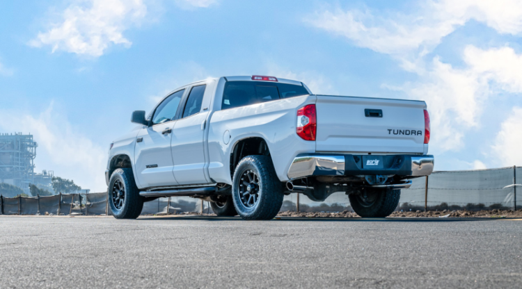 (image for) Borla 07-21 Toyota Tundra 4.6L/5.7L Cat-Back Touring SS Catback Exhaust w/ Black Chrome Tips