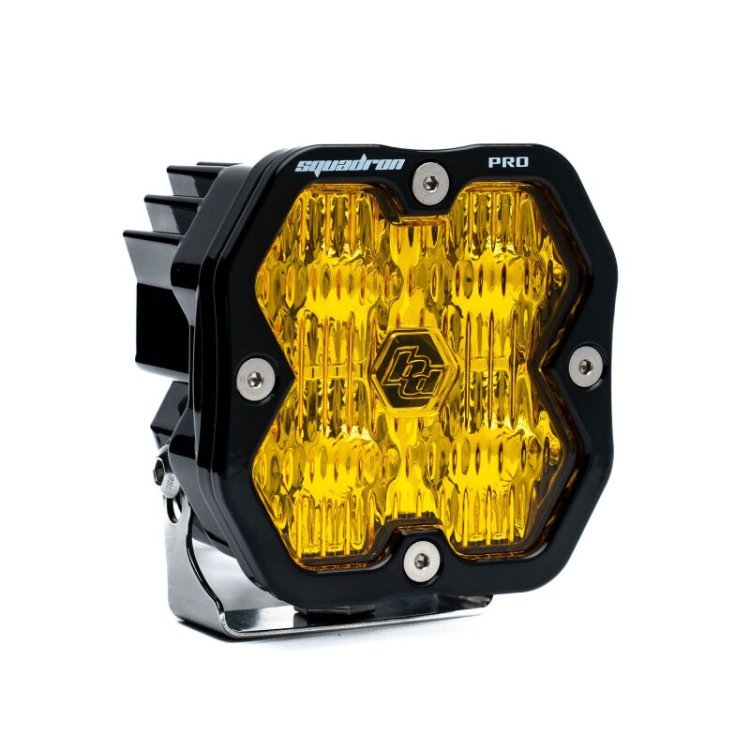 (image for) Baja Designs Squadron 2.0 Pro LED Wide Cornering (Single Light) - Baja Amber
