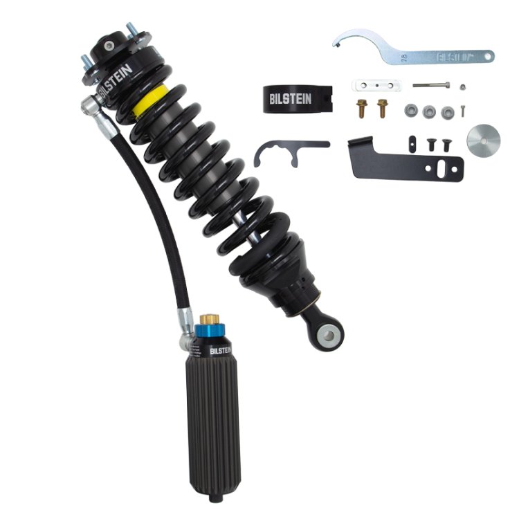 (image for) Bilstein 2022+ Toyota Tundra 4WD B8 8112 Black Hawk 3-Way Adj. Front Left Coilover - 1-2.25in Lift