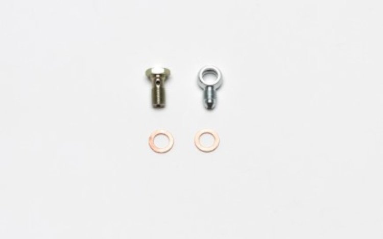 (image for) Wilwood Fitting Kit -3 Male w/ 3/8-24 Banjo Bolt (For Banjo Outlet Master Cylinders)