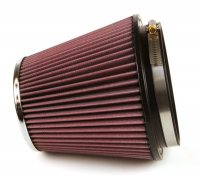 (image for) K&N Round Tapered Universal Air Filter 6in Flange ID x 7.5in Base OD x 5in Top OD x 6.5in Height