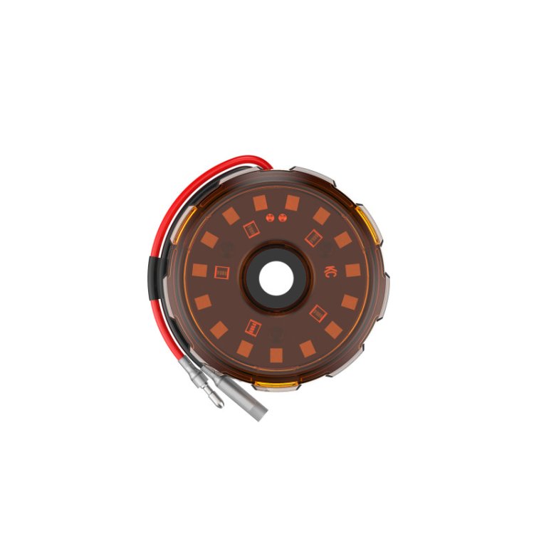 (image for) KC HiLiTES Cyclone V2 2.2in. LED Accessory Light 5w Flood Beam (Single) - Amber Lens