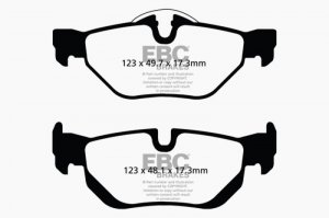 (image for) EBC 13+ BMW X1 2.0 Turbo (28i) Ultimax2 Rear Brake Pads