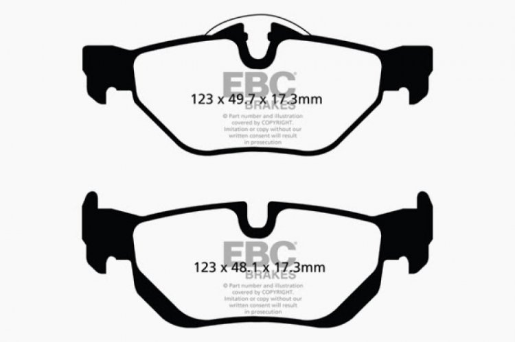 (image for) EBC 13+ BMW X1 2.0 Turbo (28i) Ultimax2 Rear Brake Pads