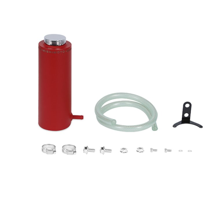 (image for) Mishimoto Aluminum Coolant Reservoir Tank - Wrinkle Red