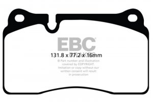 (image for) EBC 11-14 Audi TT RS 2.5 Turbo Yellowstuff Front Brake Pads