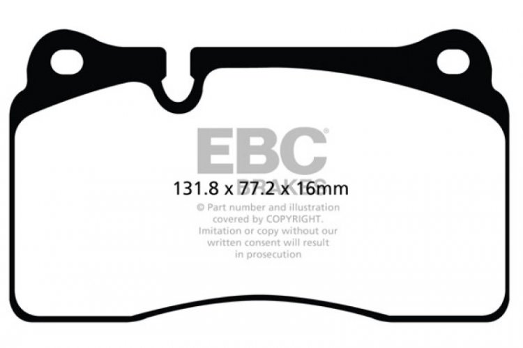 (image for) EBC 11-14 Audi TT RS 2.5 Turbo Yellowstuff Front Brake Pads