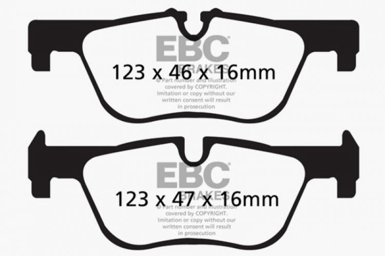 (image for) EBC 14+ BMW 228 Coupe 2.0 Turbo ATE calipers Ultimax2 Rear Brake Pads