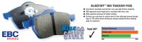 (image for) EBC 05-08 Infiniti G35 3.5 2WD Bluestuff Front Brake Pads