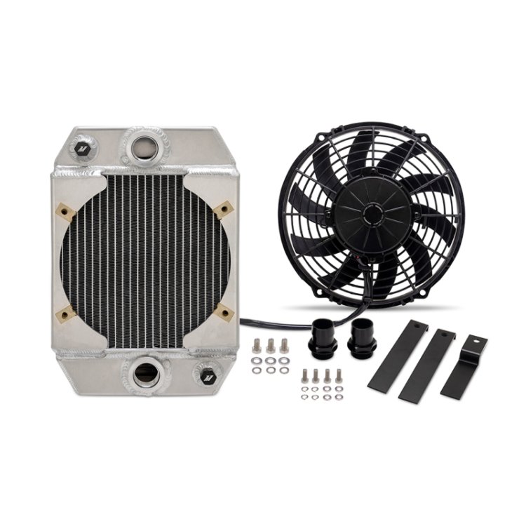 (image for) Mishimoto Universal Drag Race Performance Aluminum Radiator - Natural