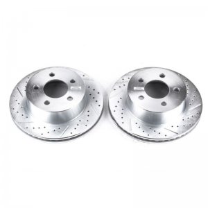 (image for) Power Stop 99-01 Jeep Cherokee Front Evolution Drilled & Slotted Rotors - Pair