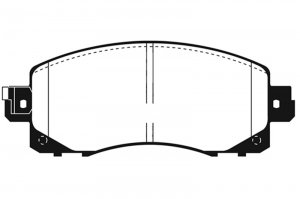 (image for) EBC 2018+ Subaru Crosstrek Redstuff Front Brake Pads