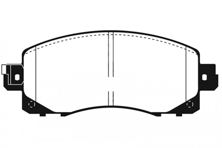 (image for) EBC 2018+ Subaru Crosstrek Redstuff Front Brake Pads