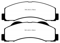 (image for) EBC 15+ Ford Expedition 3.5 Twin Turbo 2WD Yellowstuff Front Brake Pads