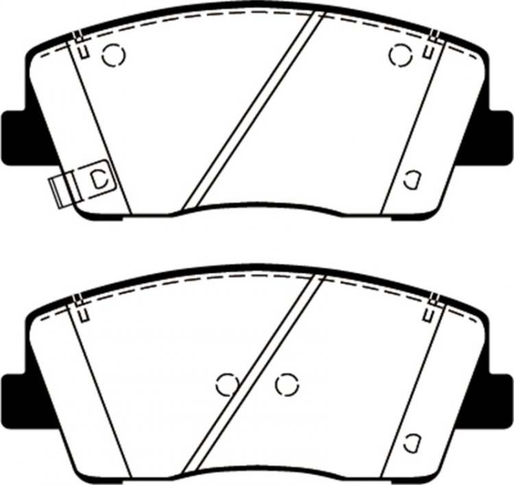 (image for) EBC 2019+ Genesis G70 2.0T Redstuff Front Brake Pads