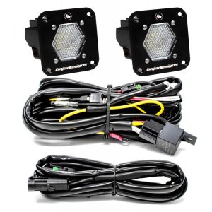 (image for) Baja Designs S1 Work/Scene LED Light Backup Kit w/ Mounting Bracket Pair