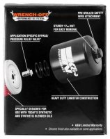 (image for) K&N Honda / Kawasaki / Yamaha / Polaris / Victory 2.688in OD x 3.344in H Oil Filter