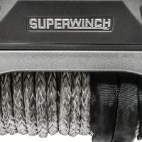 (image for) Superwinch 12000 LBS 12V DC 3/8in x 80ft Synthetic Rope SX 12000SR Winch - Graphite