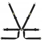 (image for) OMP Safety Harness Tecnica 2In Prot Black Pull Up - (Fia 8853-2016)