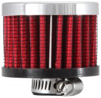 (image for) K&N Clamp On Rubber Base Crankcase Vent Filter 0.375in Flange ID x 2in OD x 1.5in Height