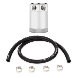 (image for) Mishimoto Compact Baffled Oil Catch Can - 2-Port - Polished