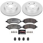 (image for) Power Stop 07-09 Chrysler Aspen Front Z36 Coated Truck & Tow Brake Kit