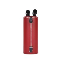 (image for) Mishimoto Small Aluminum Oil Catch Can - Wrinkle Red