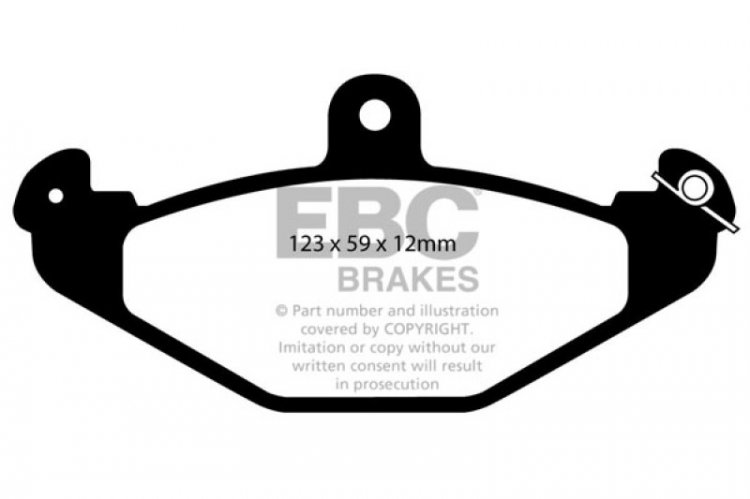 (image for) EBC 08+ Lotus 2-Eleven 1.8 Supercharged Yellowstuff Rear Brake Pads