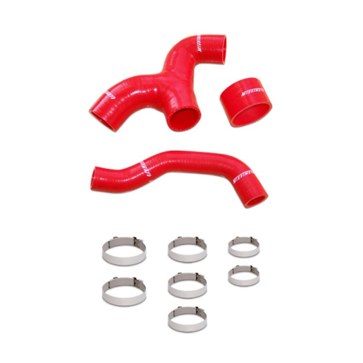 (image for) Mishimoto 02-05 Subaru WRX Red Silicone Intercooler Hoses