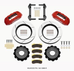 (image for) Wilwood TX6R Front Kit 15.50in Red 2010-Up Ford F150 (6 lug)