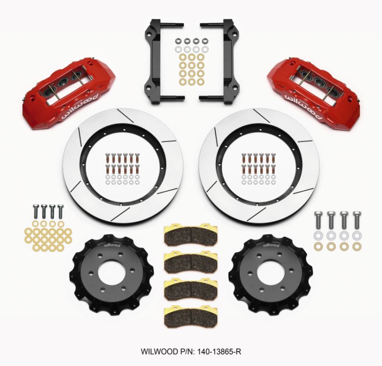(image for) Wilwood TX6R Front Kit 15.50in Red 2010-Up Ford F150 (6 lug)